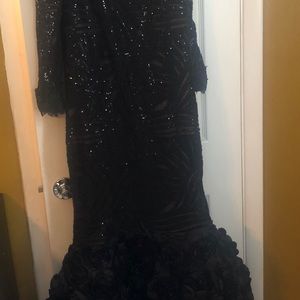 Long black formal dress